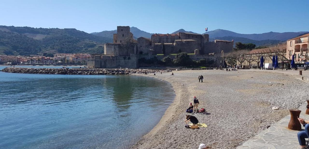 Studio Centre Plage Parking Gratuit Collioure Exteriör bild