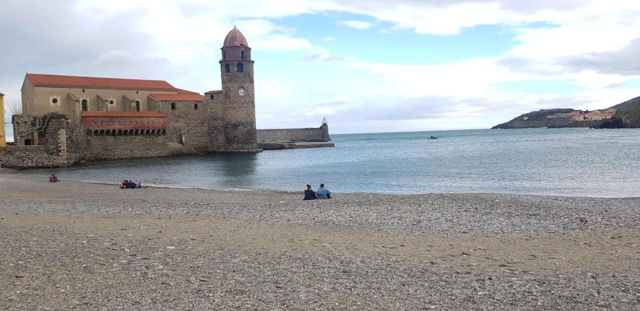 Studio Centre Plage Parking Gratuit Collioure Exteriör bild